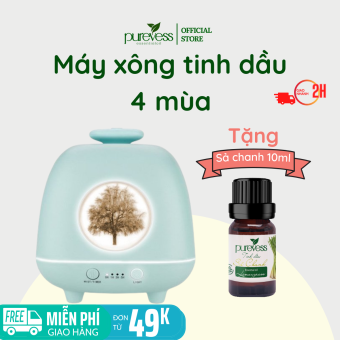 Máy xông tinh dầu Purevess - máy xông tinh dầu phòng ngủ - máy xông tinh dầu đuỗi muỗi - đèn xông tinh dầu