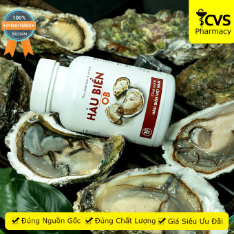 Tinh Hàu Biển OB - Hàu OB Tăng Sức Mạnh Khỏe Nam Giới Hộp 30 viên