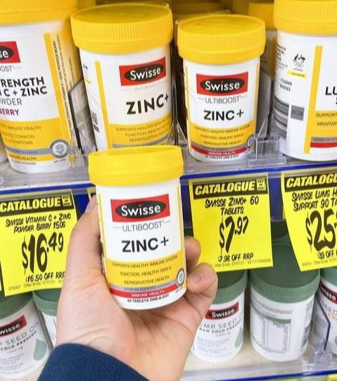 kẽm Swisse Ultiboost Zinc 60 viên