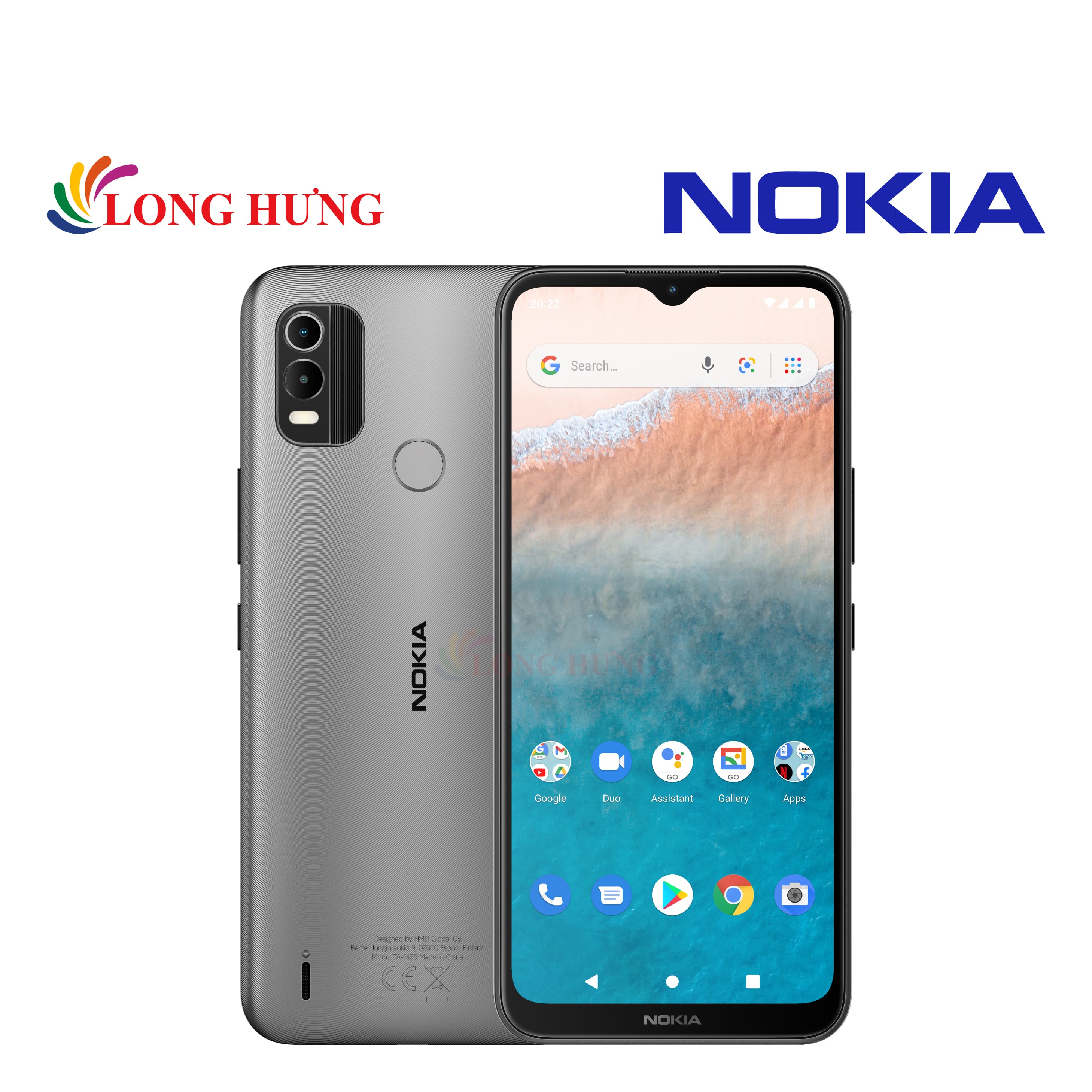 Điện thoại Nokia C21 Plus  - Hàng chính hãng - Màn hình lớn, viên pin trâu, hiển thị rõ nét