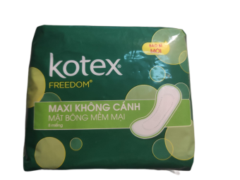 Băng vệ sinh Kotex Freedom maxi không cánh 8 miếng