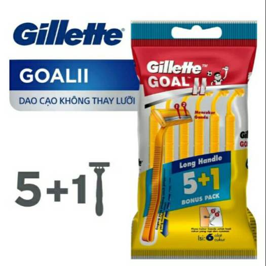 Dao Cạo Râu Gillette Blue II Plus Gói 6 cây