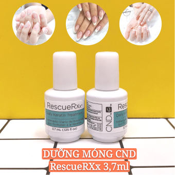 Dưỡng phục hồi móng CND RescueRXx 37ml nhập khẩu Mỹ chính hãng - Dung dịch cải thiện hư tổn kích thích mọc móng