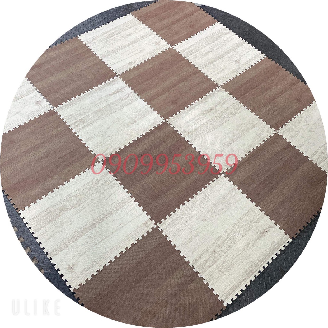 Thảm xốp vân gỗ lót sàn 45×45cm và size 30x30cm