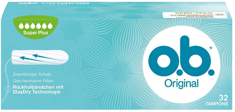 Băng vệ sinh tampon ob size super plus original 32st Đức