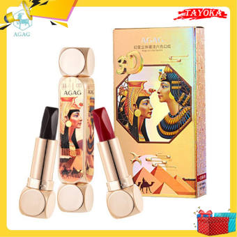 Son môi 6 màu AGAG son môi 2 đầu son nội địa Trung son lì có dưỡng son đổi màu son thỏi son 6 màu TK-22 TAYOKA