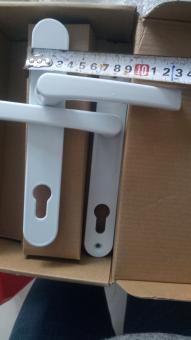 Khóa cửa nhựa lõi thép, khóa đơn điểm