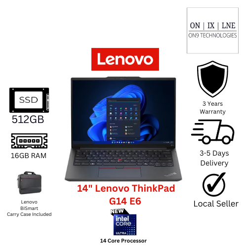Lenovo ThinkPad E14 Gen 6 U5-125U 16GB RAM 512GB S...