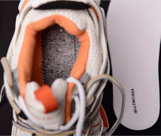 Giày Thể Thao Sneaker Nam Nữ Balen Track 3.0 Trắng Cam