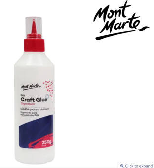 Keo sữa hồ dán đa năng Mont Marte - PVA Craft Glue 250g