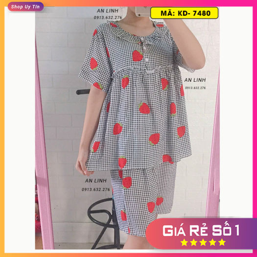 Đồ bộ bầu vải lanh mát lạnh