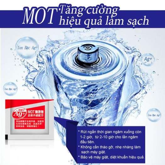 Combo 2 Hộp Bột vệ sinh làm sạch lồng máy giặt Mao Bao Cao Cấp