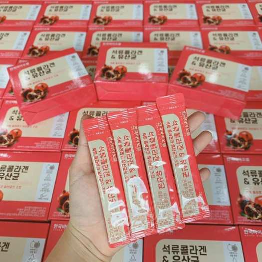 BỘT UỐNG BỔ SUNG COLLAGEN LỰU ĐỎ HÀN QUỐC - GIÚP ĐẸP DA, GIẢM CÂN, MỜ NÁM HIỆU QUẢ - 9452