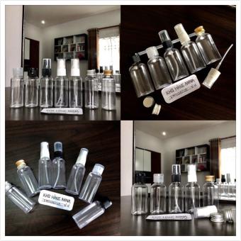 5 chai nhựa 50ml chiết mỹ phẩm - Combo 5 chai pet xịt giọt/ xịt sương / nắp bật / nắp nhôm - Chai nhựa nhỏ xinh đựng nước rữa , chiết nước hoa