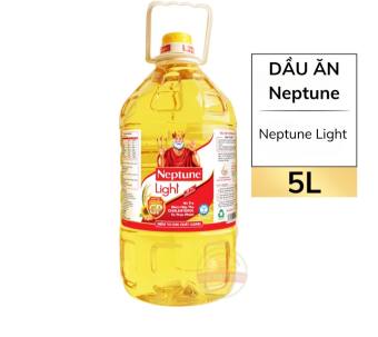 Dầu ăn Neptune Light thượng hạng can 5L