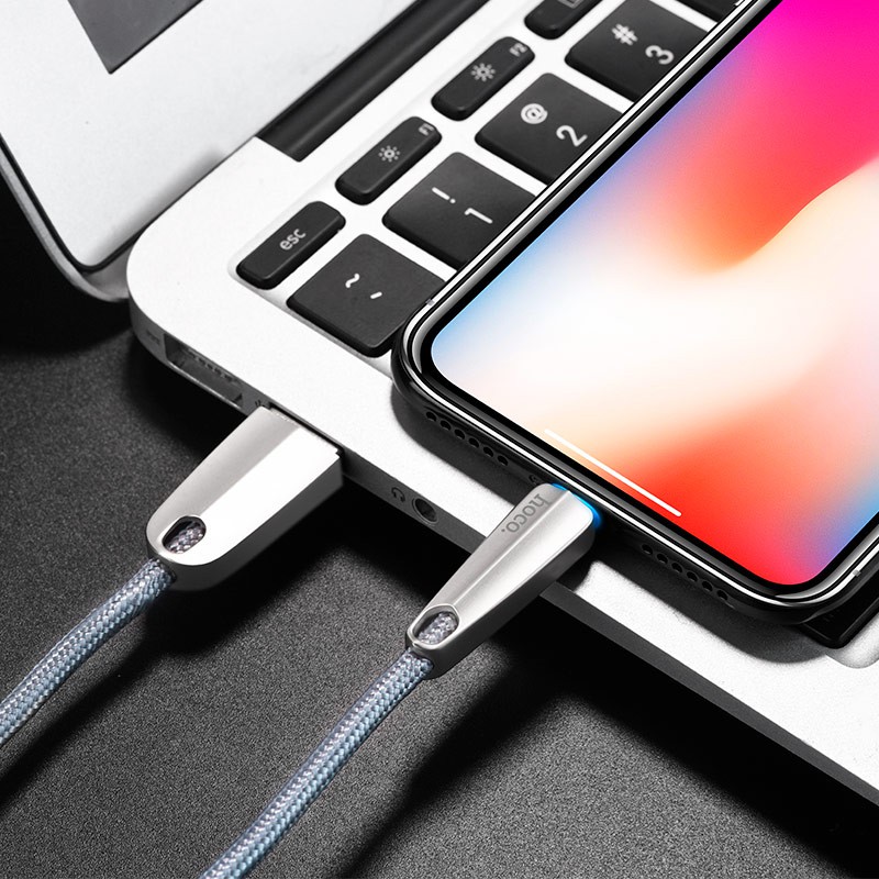 Cáp sạc tự ngắt iphone khi đầy pin Hoco U35 hàng chính hãng