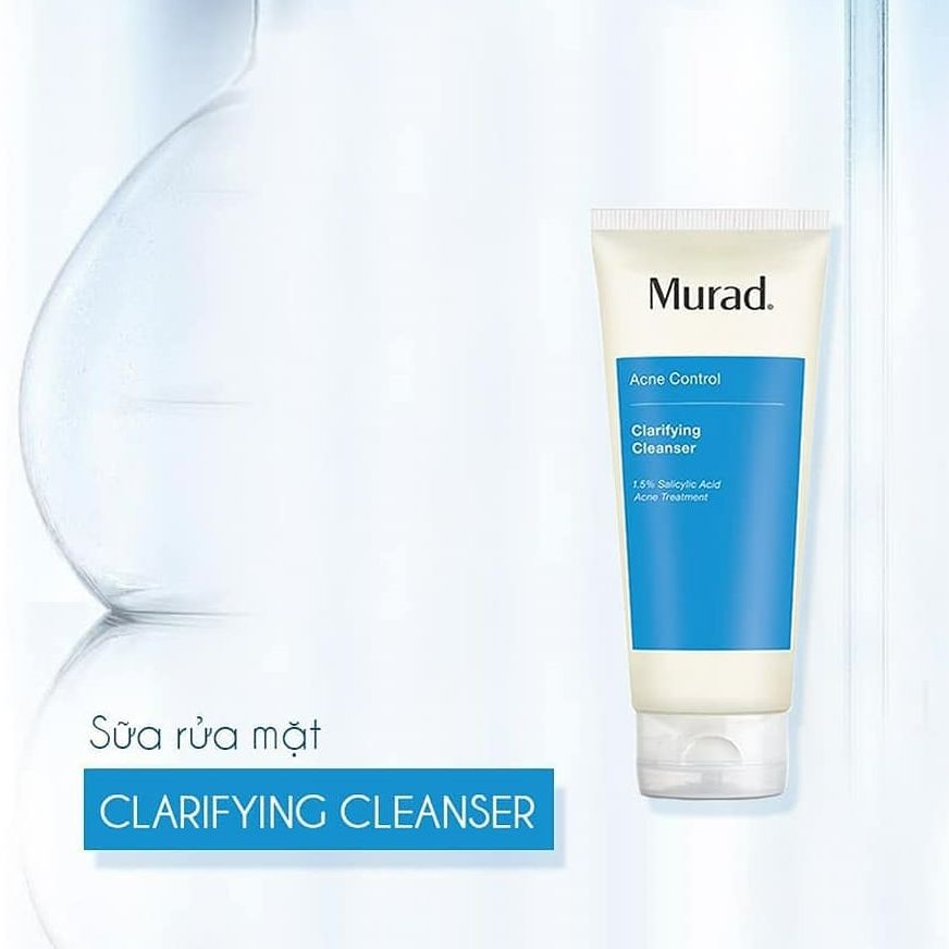 Sữa rửa mặt dạng gel dành cho da mụn M.u.r.a.d C.l.a.r.i.f.y.i.n.g Cleanser Acne Control của Mỹ chai 200ml - không hộp