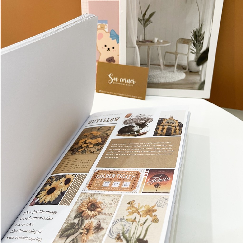 Cuốn sổ sticker dán Rosy Posy 20 tờ Vol 2