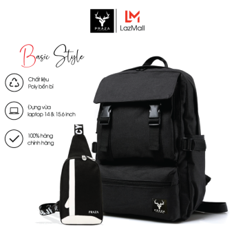 Combo Balo Thời Trang Học Đường & Túi Đeo Chéo Hàn Quốc PRAZA - BL172DC090