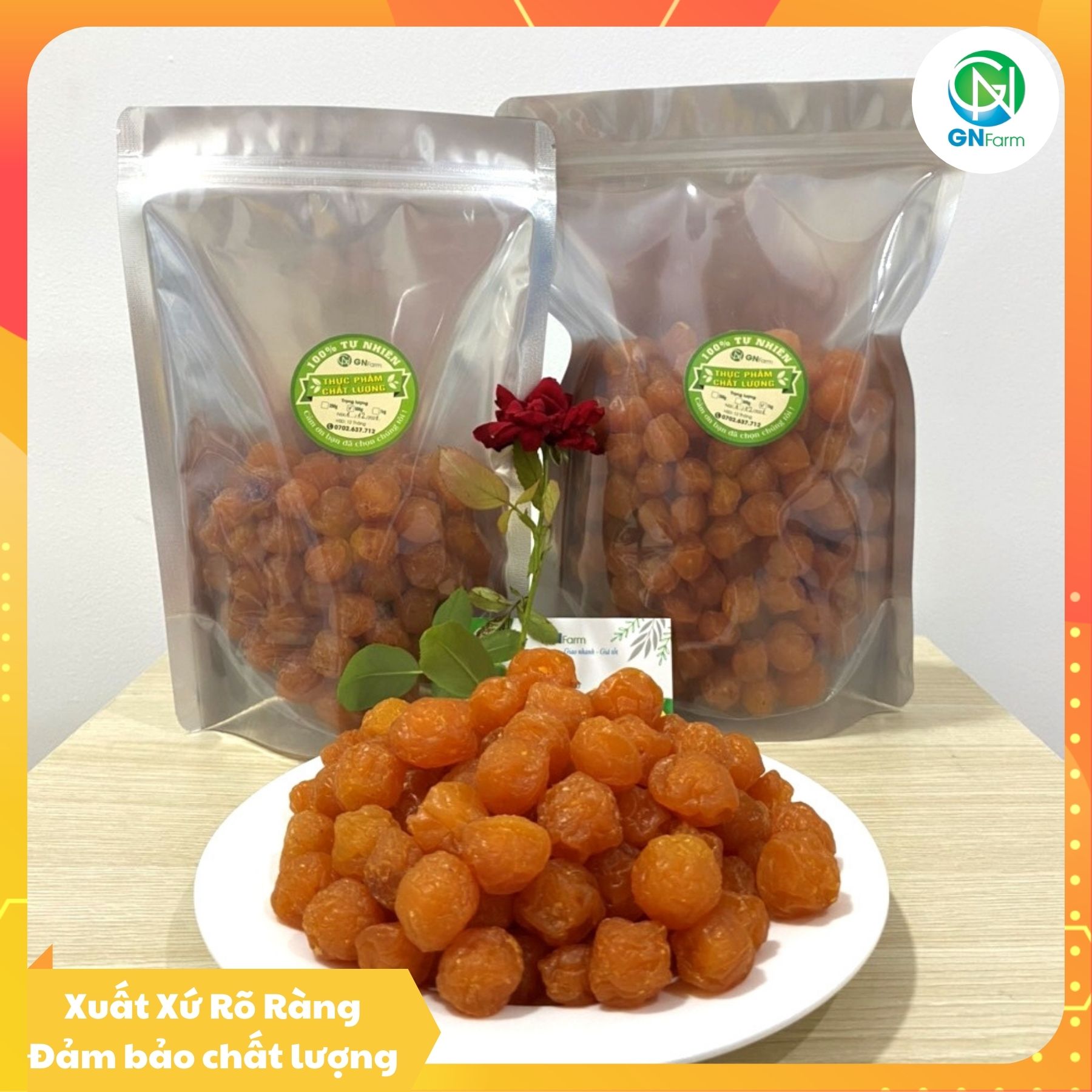 Ô mai mận cơm vàng mứt mận cơm chua mặn siêu ngon - túi 250g