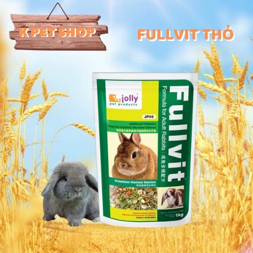 Nén fullvit thỏ thức ăn dinh dưỡng dành cho thỏ bọ...