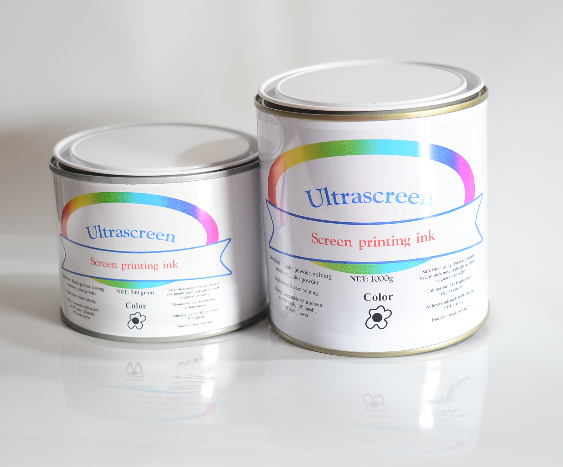 Mực in lụa trên kim loại như sắt, Inox, kẽm, thiếc, đồng, nhôm