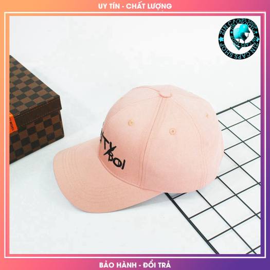 Nón Lưỡi Trai BIGCITYBOI Binz Đen Hồng Phấn mũ kết mu luoi trai non ket big city boi big cityboi