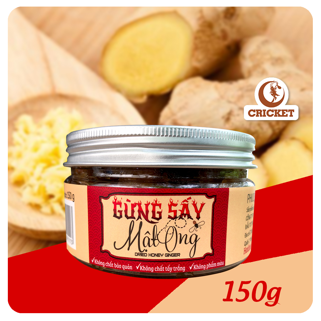 Gừng sấy mật ong cao cấp phúc an 150g