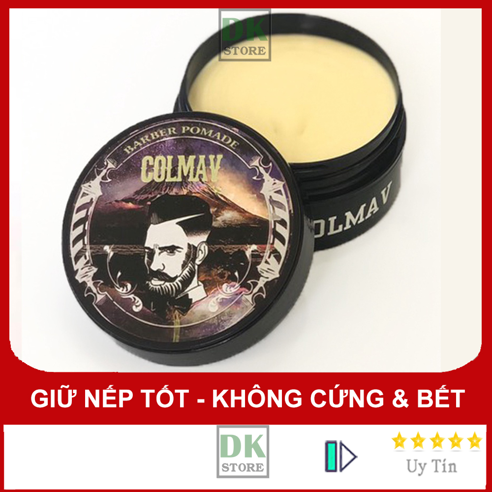 Sáp vuốt tóc colmav barber pomade 100ml - wax tạo kiểu tóc cao cấp, siêu giữ nếp