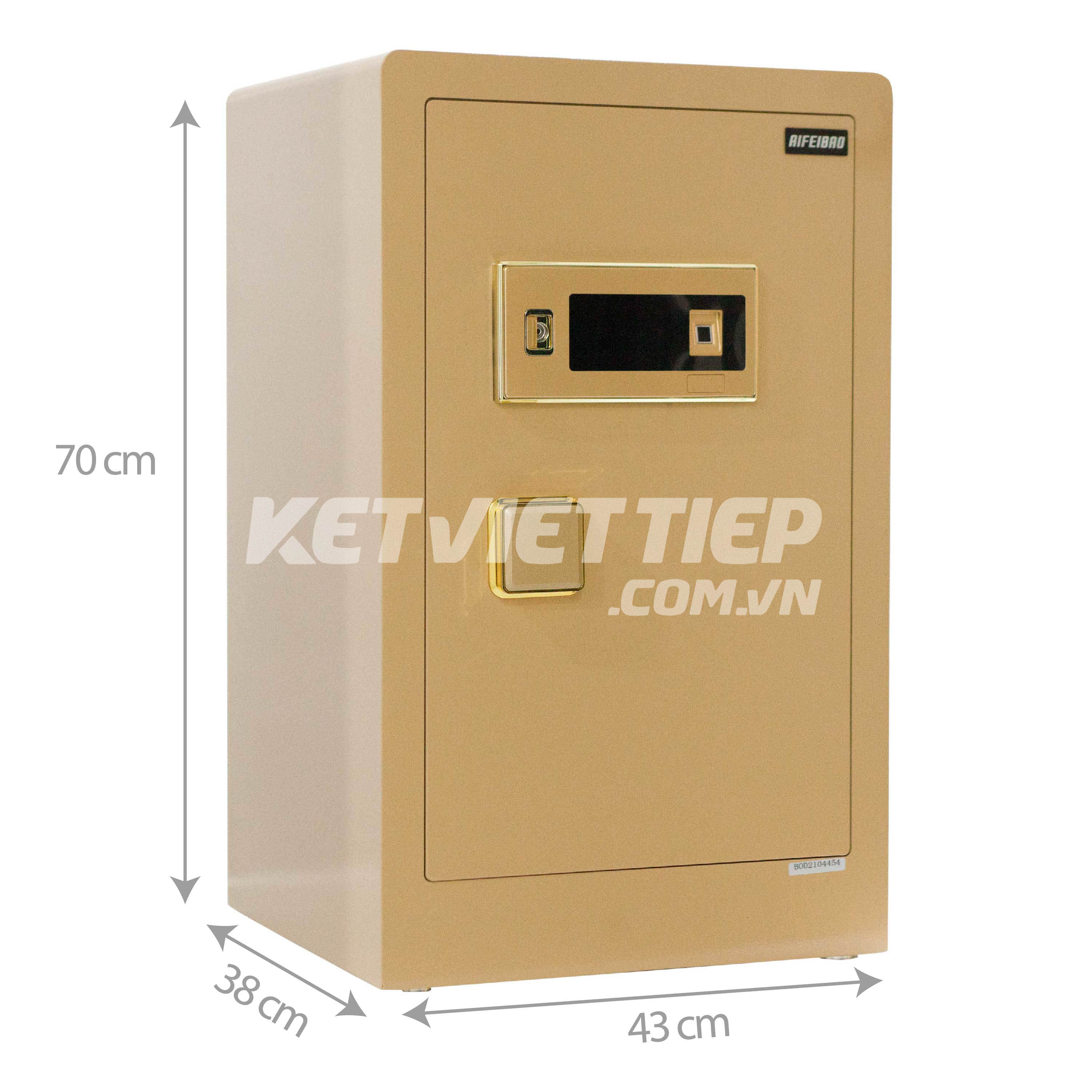 Két sắt văn phòng hai ngăn thông minh hk-md-70-bl thương hiệu aifeibao nhập khẩu chính hãng giá rẻ