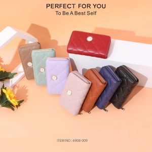 สินค้า กระเป๋าสตางค์ PERFECT FOR YOU (Forever Young)🔥🔥🔥กระเป๋าสตางค์ผู้ญิง กระเป๋าสตางค์ใบกลางผู้หญิง  6908-009