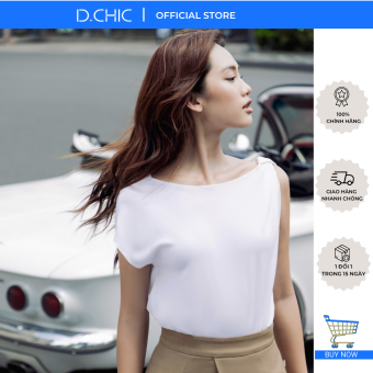 Áo cổ thuyền vai xoắn D.CHIC MS: 1812022