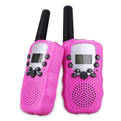 2pcs Children's Toy Walkie Talkie Kids Mini Radio Interphone UHF Long Range Handheld Transceiver Toys For Boys Girls Gift (4)