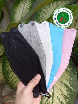 Set 5 bịch khẩu trang kháng khuẩn KF94 VINAPRO 4D (10cái/bịch)