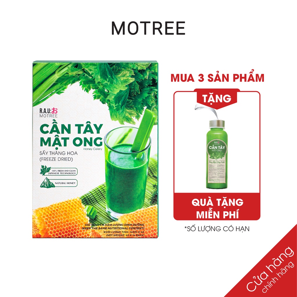 [HCM]Bột cần tây mật ong Nhật Bản Motree mỗi gói 50 gam - Giảm cân hiệu quả da sáng dáng đẹp