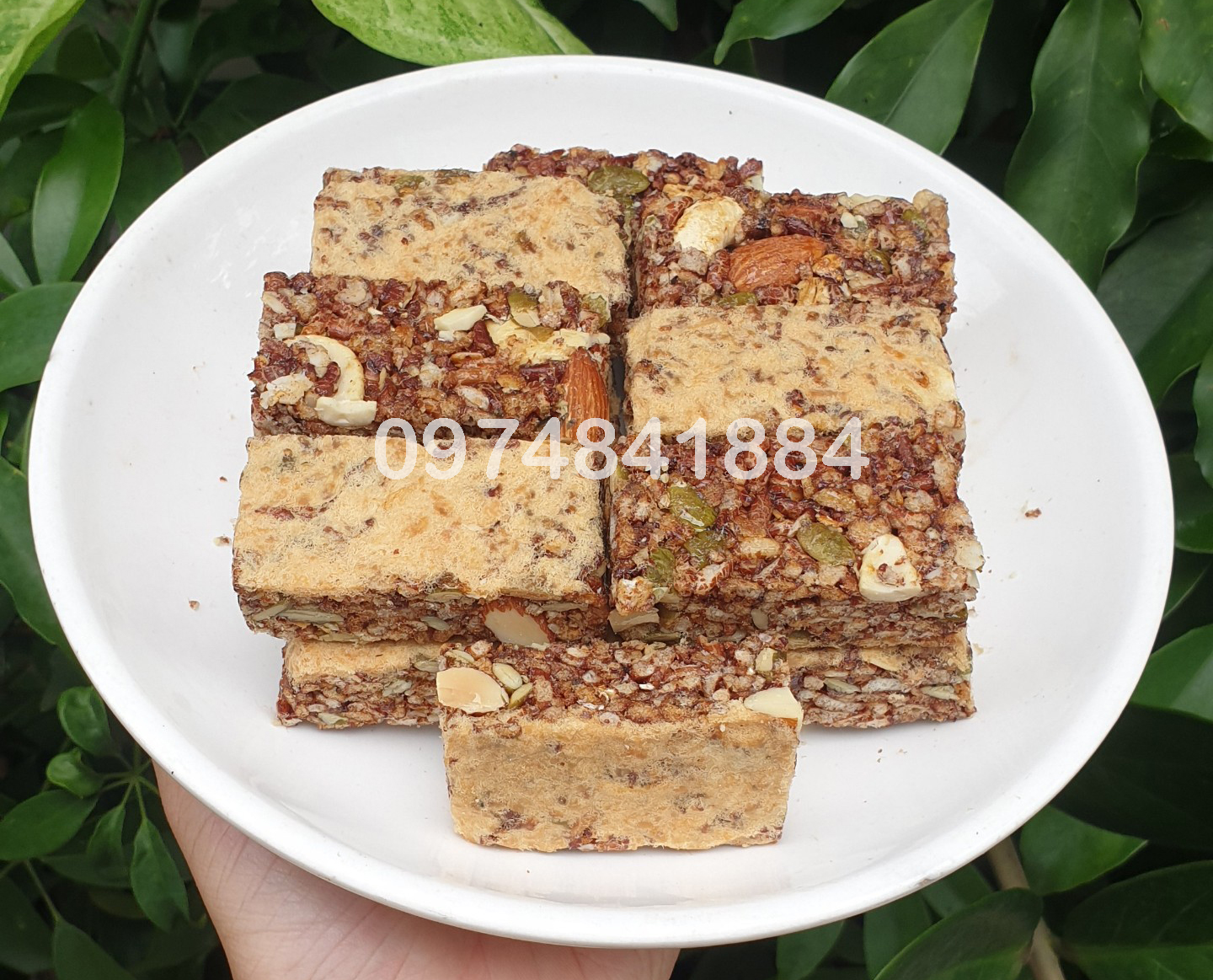 1kg thanh gạo lứt ngũ cốc chà bông cực ngon - tốt cho sức khỏe - đồ ăn vặt
