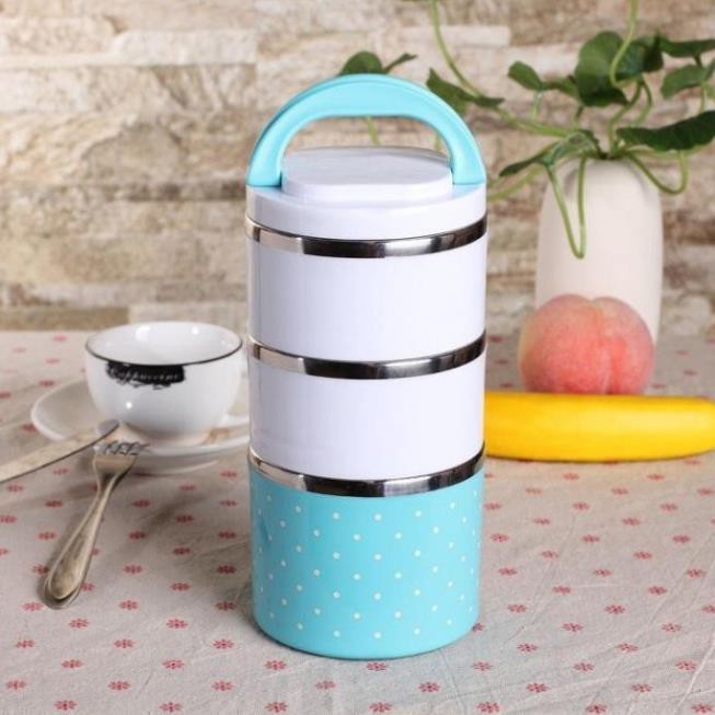 Camen 3 Tầng Inox, Cặp Lồng Inox, Hộp Đựng Cơm 3 Tầng Giữ Nhiệt Cực Tốt, Ruột Inox Không Rỉ 304 - Hàng Xịn - An Toàn - Tiện Ích. BH đổi mới 7 ngày toàn quốc - Giá cực Sốc - Mua Ngay!!