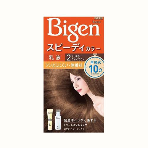 Kem nhuộm tóc phủ bạc Bigen thảo mộc Nhật Bản