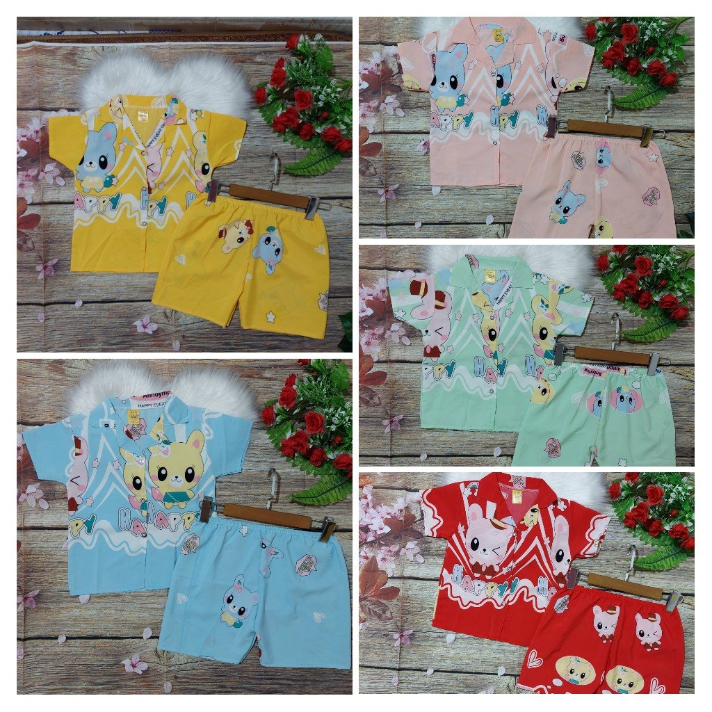 NOVA SHOP Bộ pijama lụa cho bé gái từ 16-22kg- GIAO HÌNH NGẪU NHIÊN