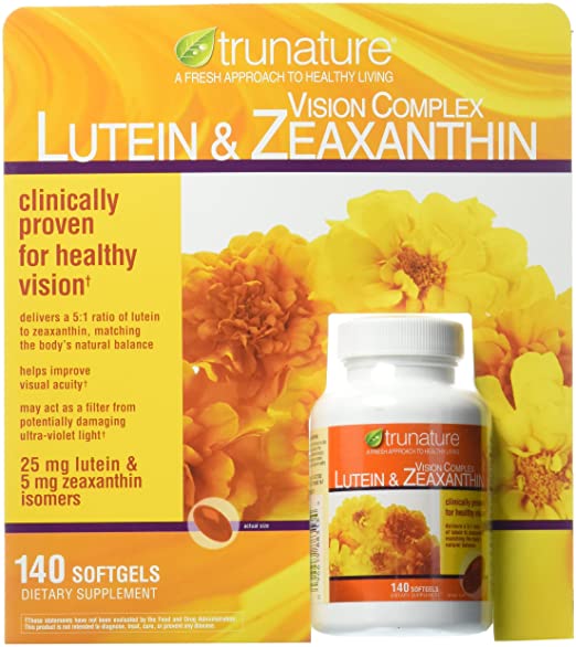 Viên uống bảo vệ mắt tăng cường thị lực trunature lutein & zeaxanthin 140 viên