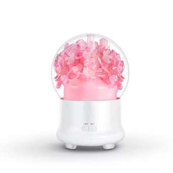 máy khuếch tán tinh dầu cẩm tú cầu - aroma diffuser tặng 1 tinh dầu sả chanh 10ml