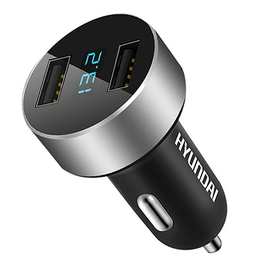 Tẩu sạc nhanh huydai - hy 36c, tẩu sạc ô tô, xe hơi tích hợp hai cổng usb..
