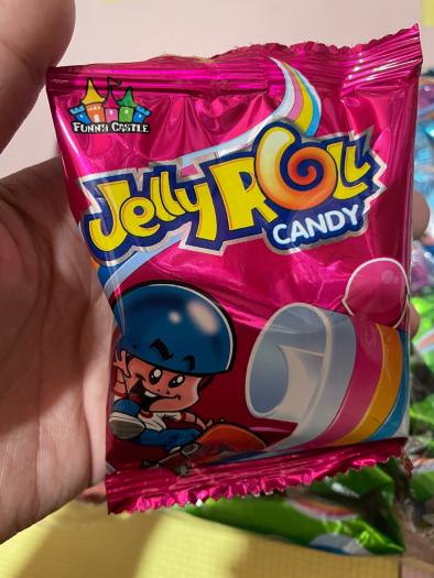 KẸO CUỘN TRÁI CÂY JELLY ROLL CANDY ( Bịch 30 gói)