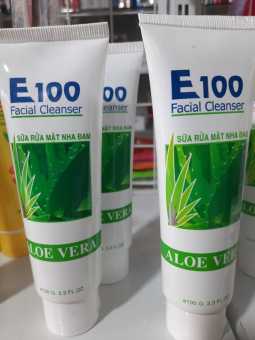 sữa rửa mặt e100 nha đam 100g