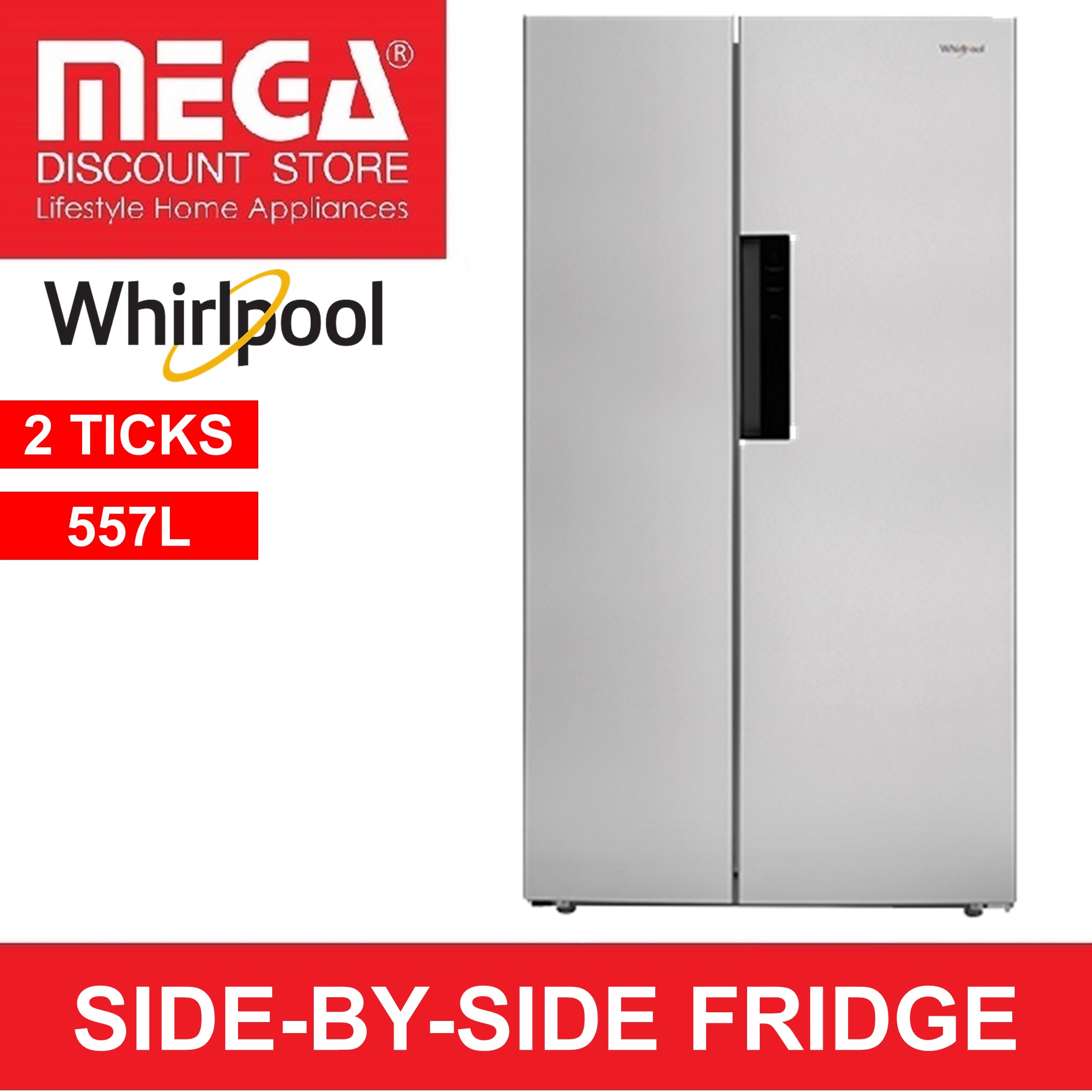 whirlpool double door fridge price