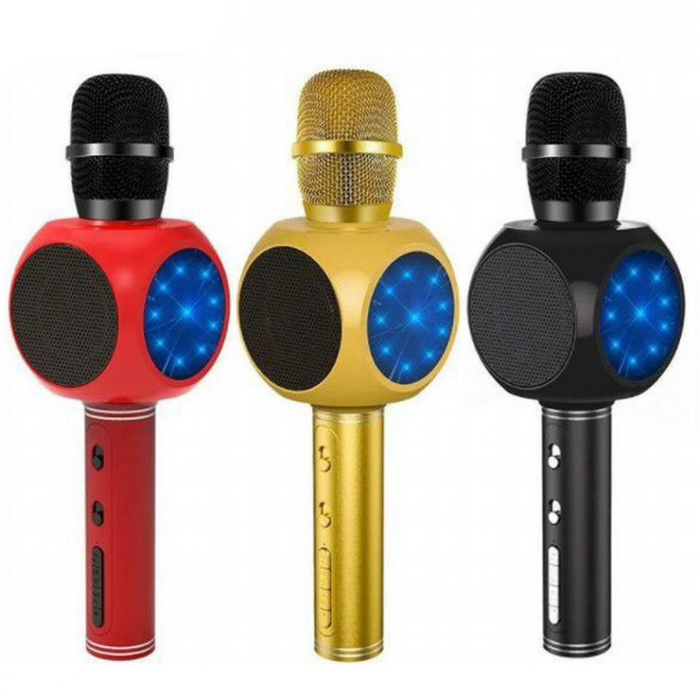 Loa mic hát karaoke cầm tay, micro phát nhạc bluetooth không dây kiêm hát luyện giọng karaoke ys-60 kèm loa.