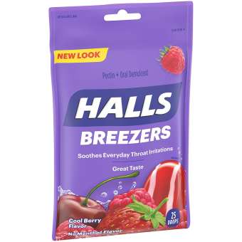 Kẹo Halls Breezers Berry Cool - 25 viên