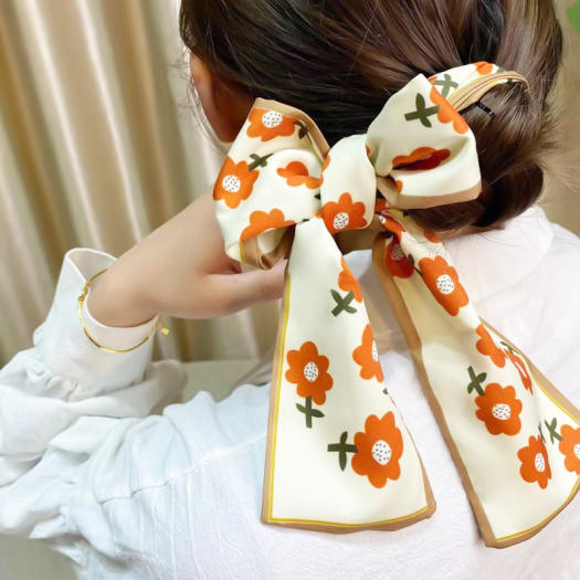 Dây ruy băng cột tóc đa năng phong cách thanh lịch Hàn Quốc