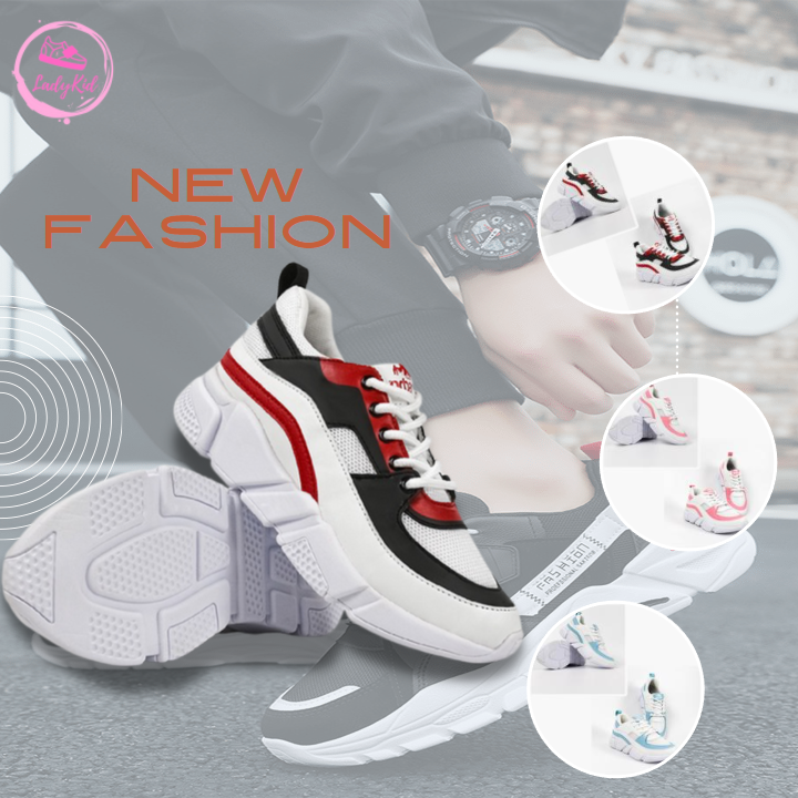 Giày thể thao nữ sneaker ,giày sneaker thể thao thời trang nữ ladykid tl2106