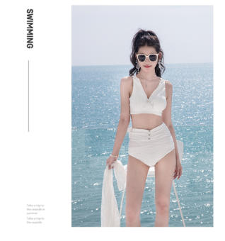 Set Tắm Biển Sexy Bikini 2 Mảnh Quảng Châu Cao Cấp Áo Tắm Biển 2 Mảnh Voan Lụa Đồ Bơi Nữ Đi Biển Sang Chảnh Quần Rời LIZB330.1